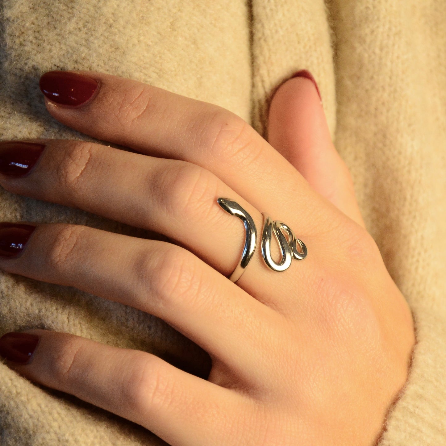 Anillo Serpiente slim