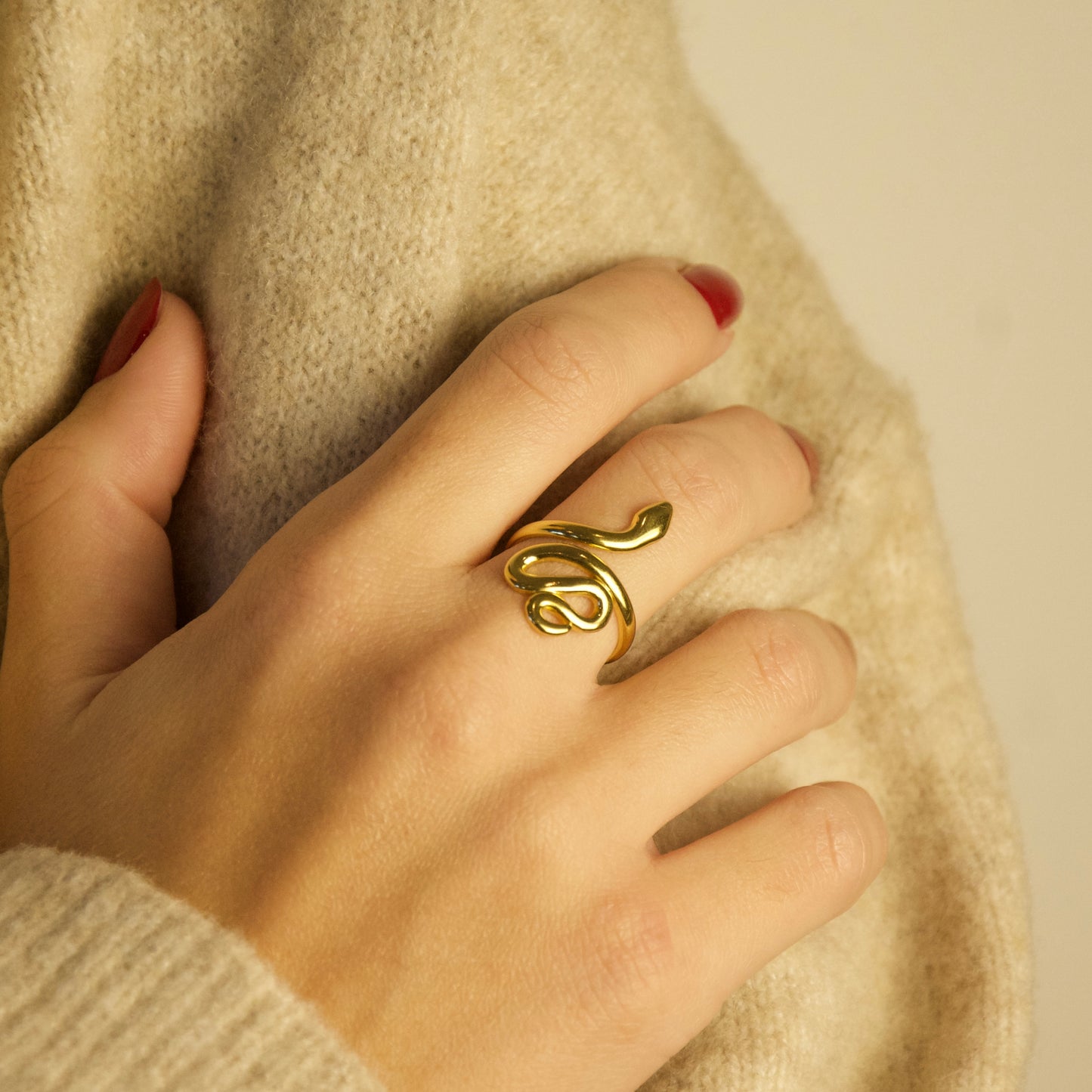 Anillo Serpiente slim